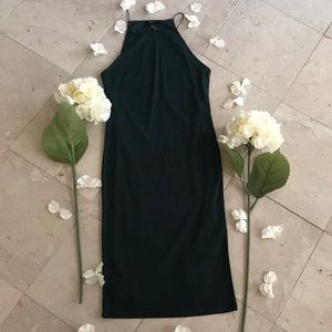 Forest Green Strap Dress